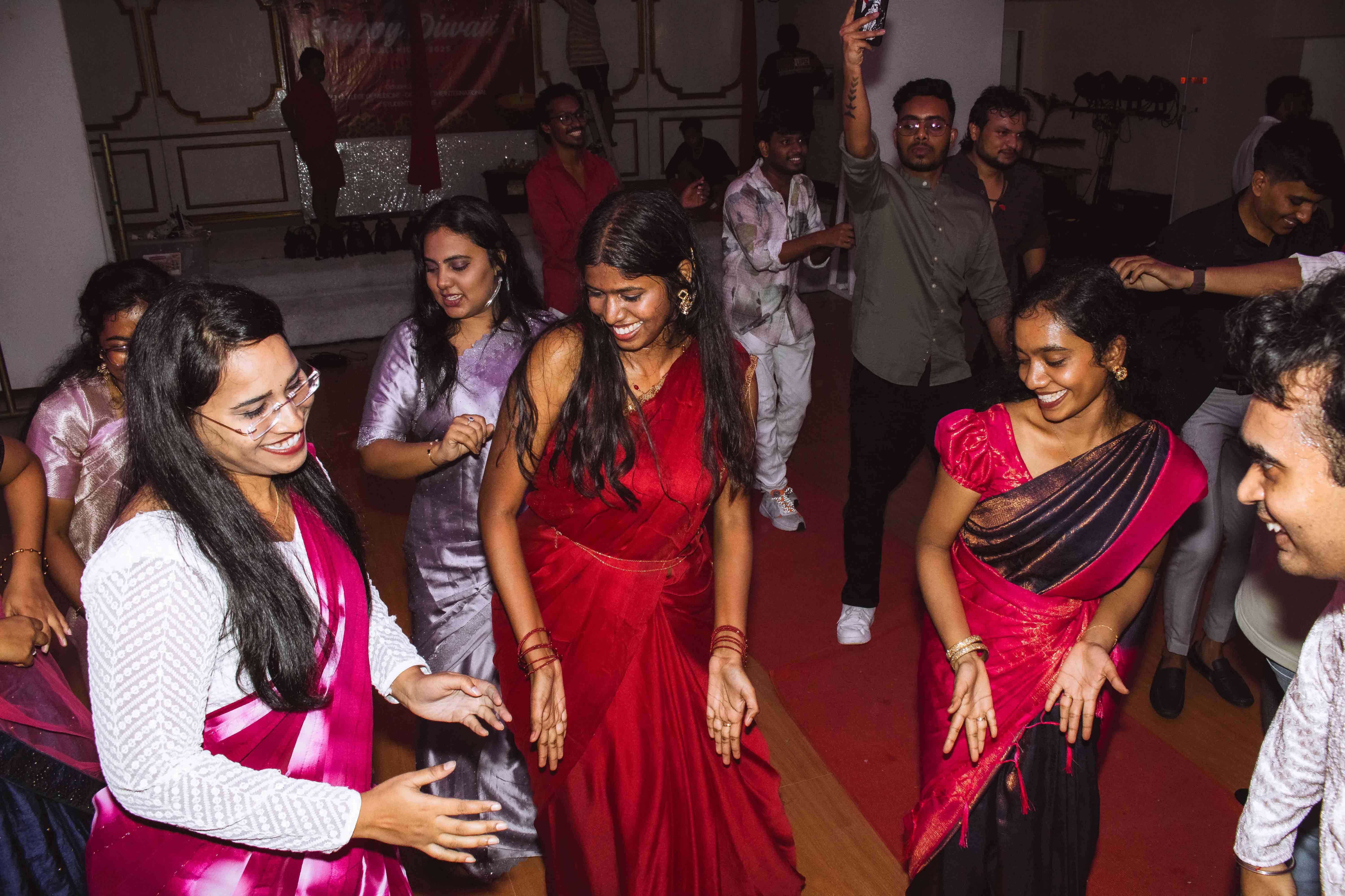Students showcasing regional attire during cultural integration days